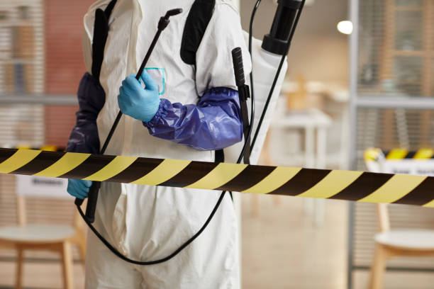 Professional Sewage Cleanup technician working in Atco, NJ